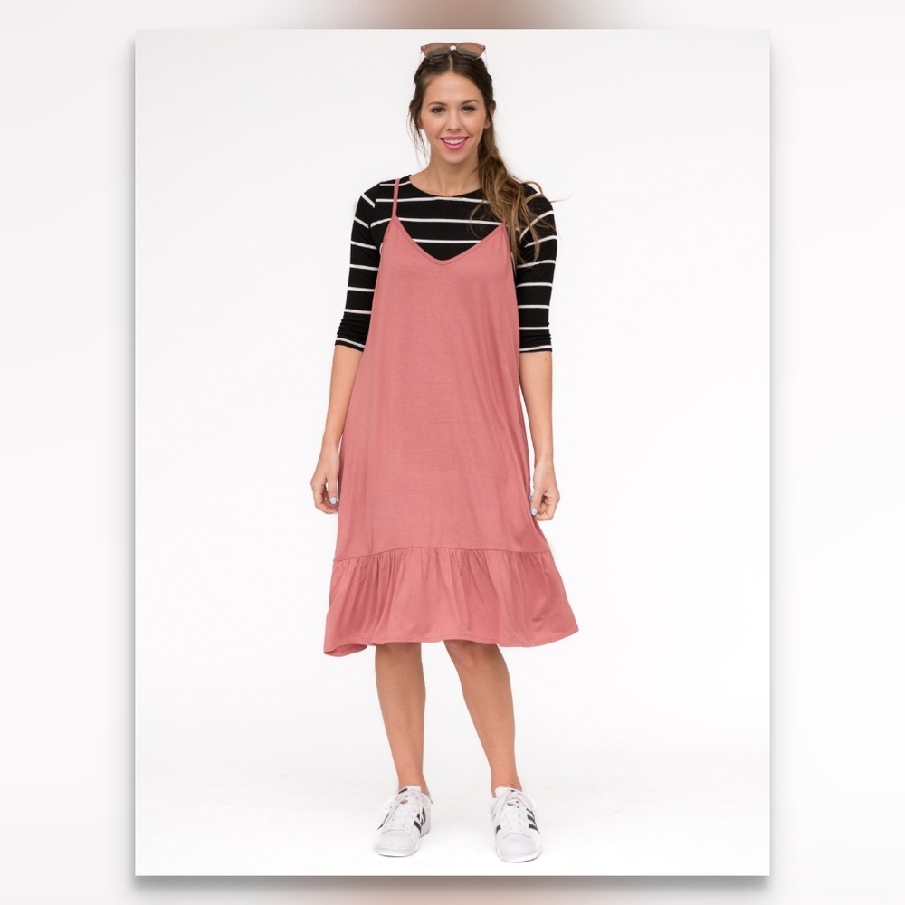 Slip Dress - Vintage Clay